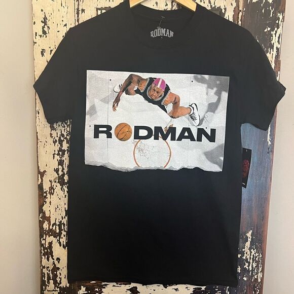 Men’s NWT Dennis Rodman Made In The USA size small T-shirt. - Picture 1 of 9